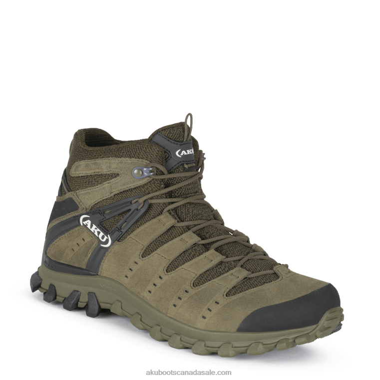 Men AKU Alterra Lite Mid GTX Camo Green/Black X422R10