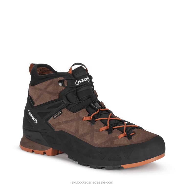 Men AKU Rock DFS Mid GTX Brown/Rust X422R5