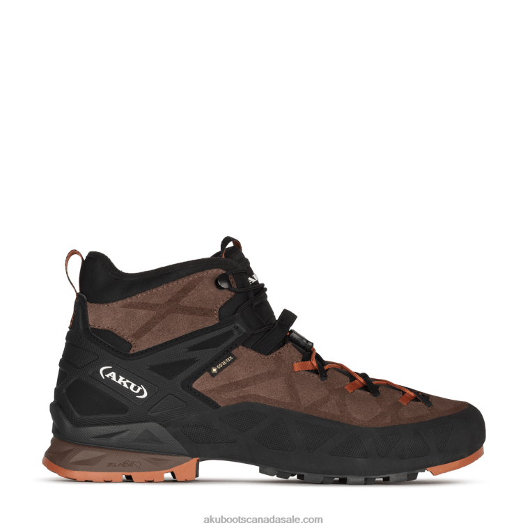 Men AKU Rock DFS Mid GTX Brown/Rust X422R5
