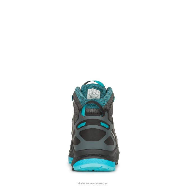 Women AKU Rocket Mid DFS GTX Black/Turquoise X422R32