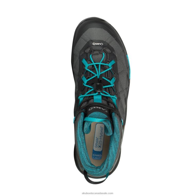 Women AKU Rocket Mid DFS GTX Black/Turquoise X422R32